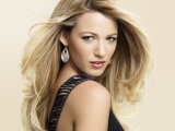 Blake Lively Blonde Girl Cute Hair Shirt Hollywood Celebrity