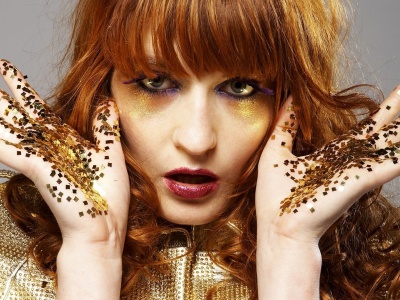 Florence The Machine Eyes Hair Lips Palms
