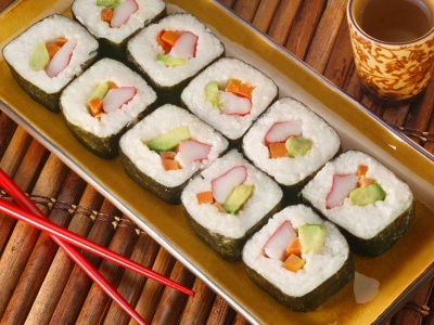 Food Sushi Chopsticks