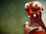 Funny And Hungry 3D Creature