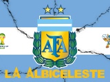 La Albiceleste Argentina Football Crest