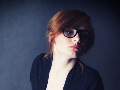 Redhead Glasses Make Up Walls View