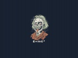 Skulls Funny Albert Einstein E Mc 2 Fun Art