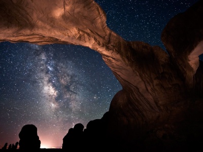 Stars Skyscapes Desert