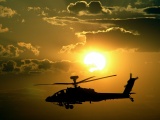 Sunsets Apache Military Helicopters Ah64 Apache