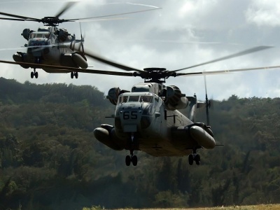 Two Helicopters