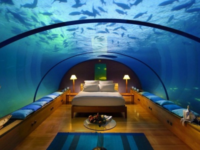 Underwater Hotel Room With A View