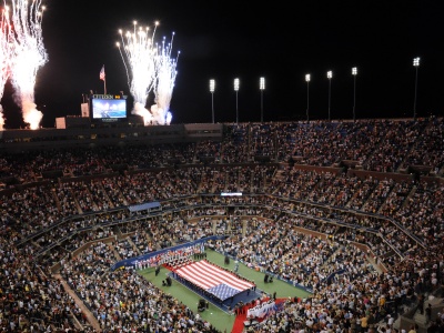 US Open And Fireworks