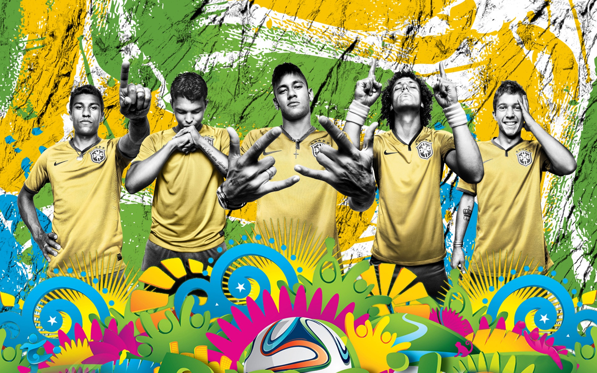2014 World Cup Brazil Soccer Team