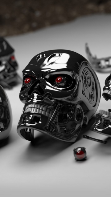 3D Robot Skulls