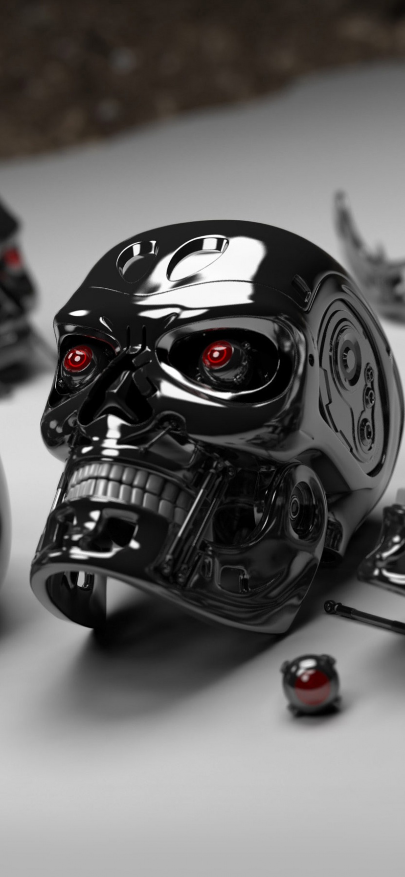 3D Robot Skulls