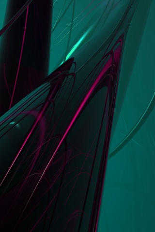 Abstract Green And Purple