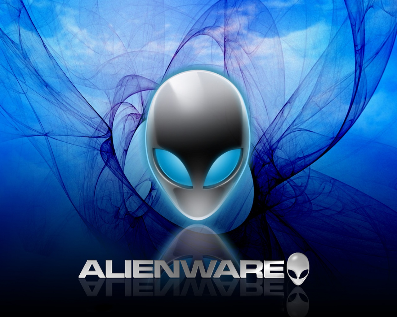 Alienware Computer Blue Ripple