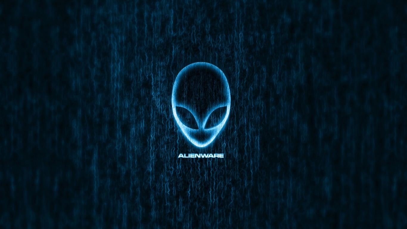 Alienware Computer Dark Stripes Fluorescent