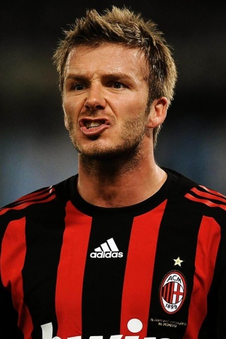 Angry David Beckham