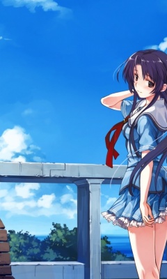 Anime School Uniform Sky