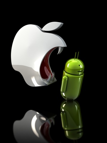 Apple Eats Android