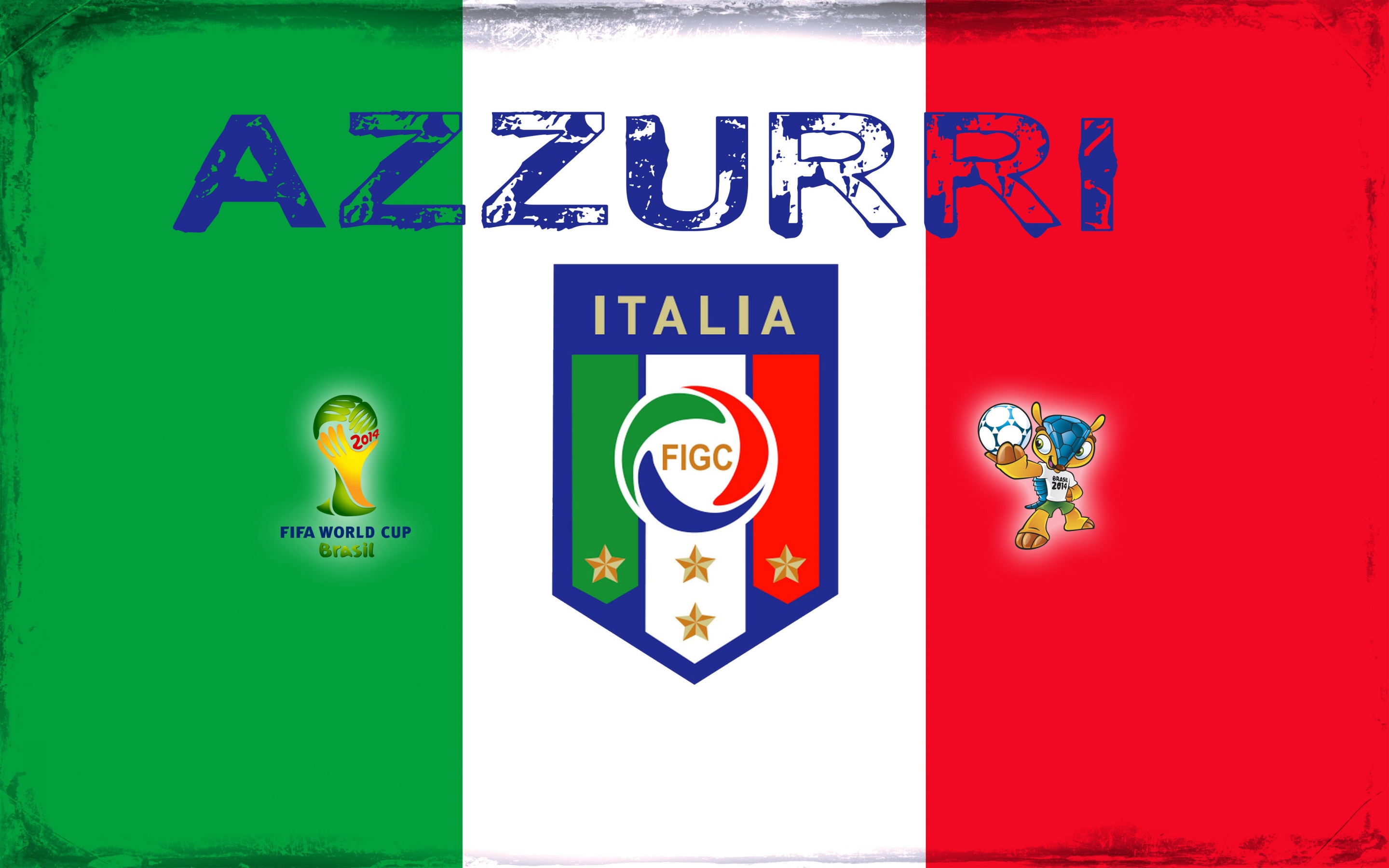 Azzurri Italia Football Crest Logo