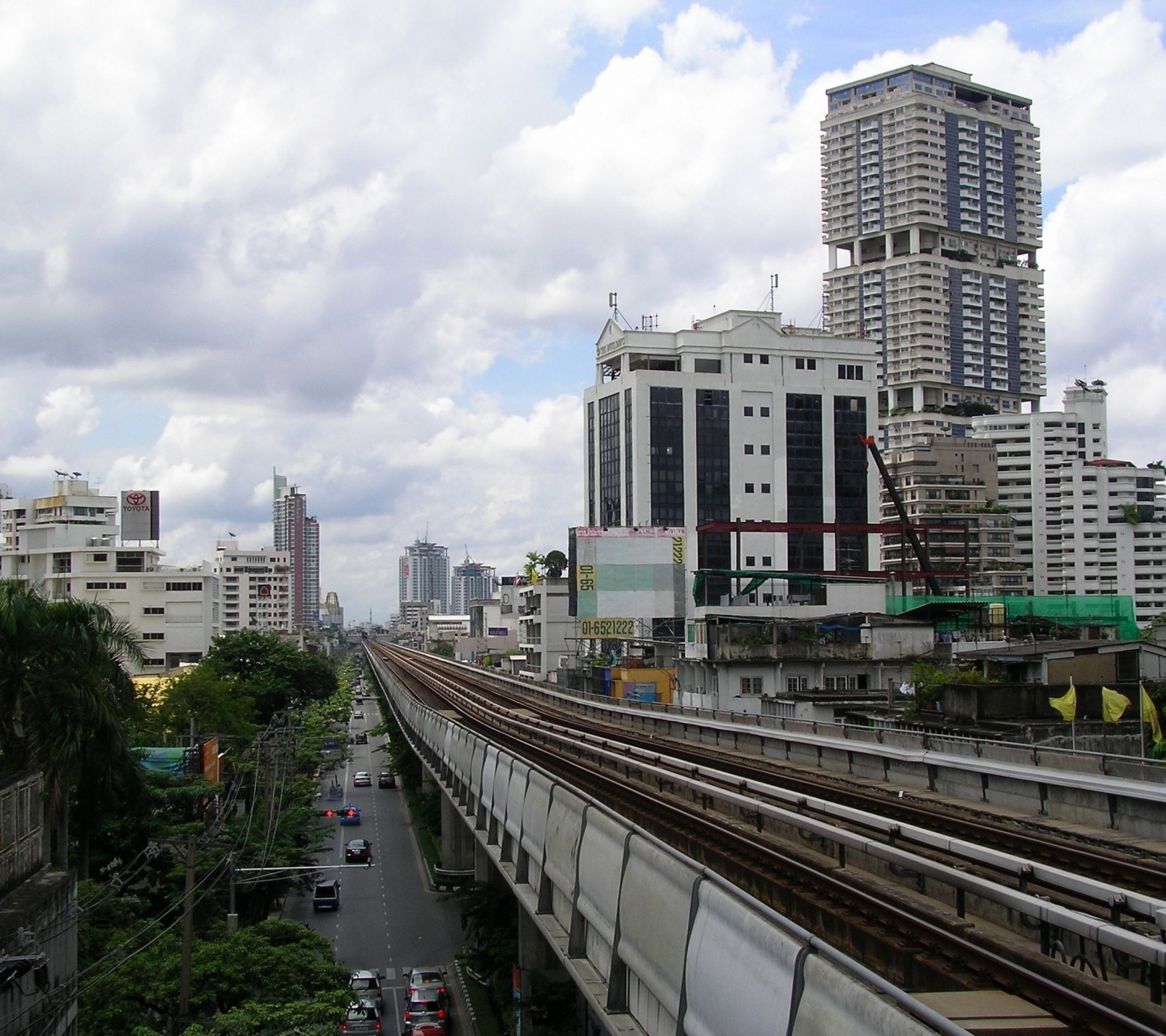 Bangkok Skytrain Bts Station Thailand
