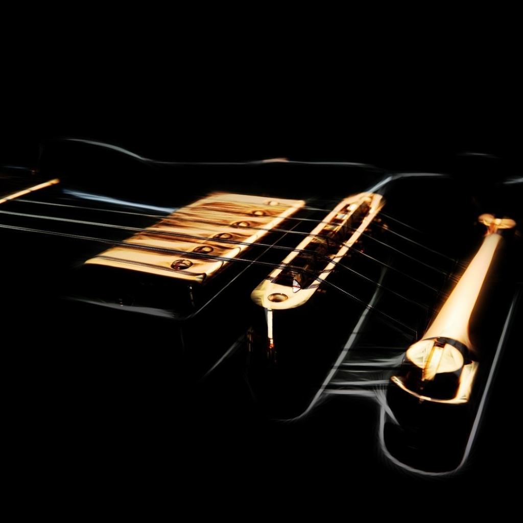 Bass Guitar Close Up