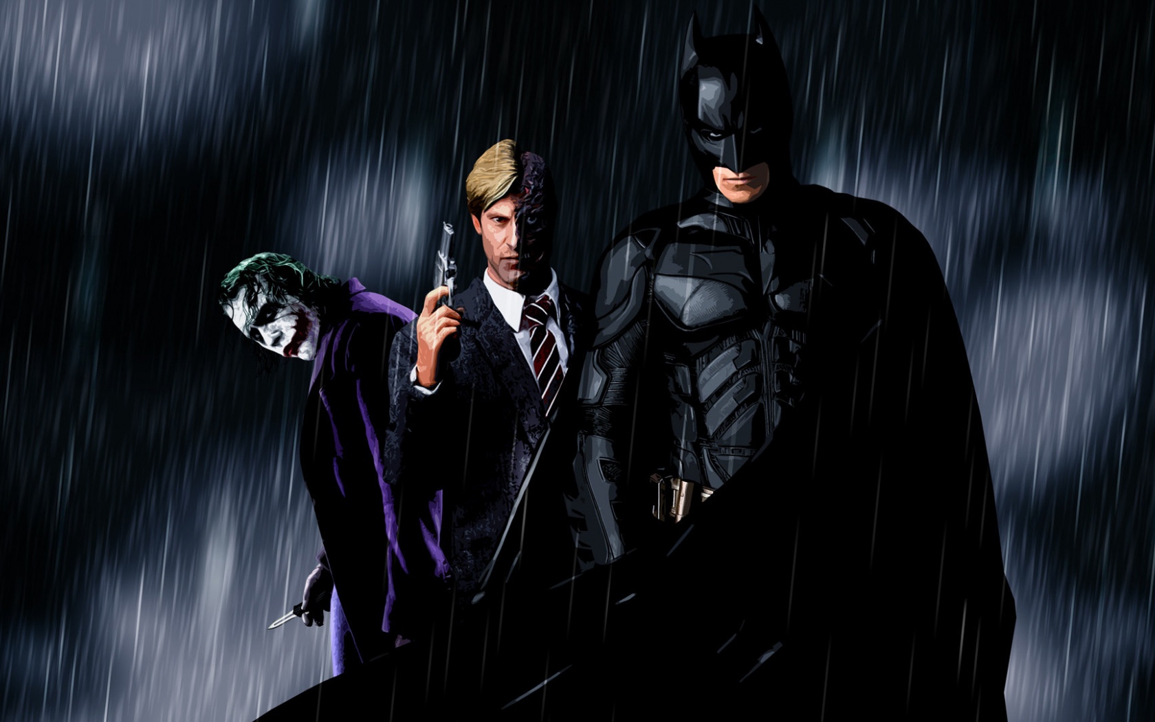 Bateman - Two Face And Joker