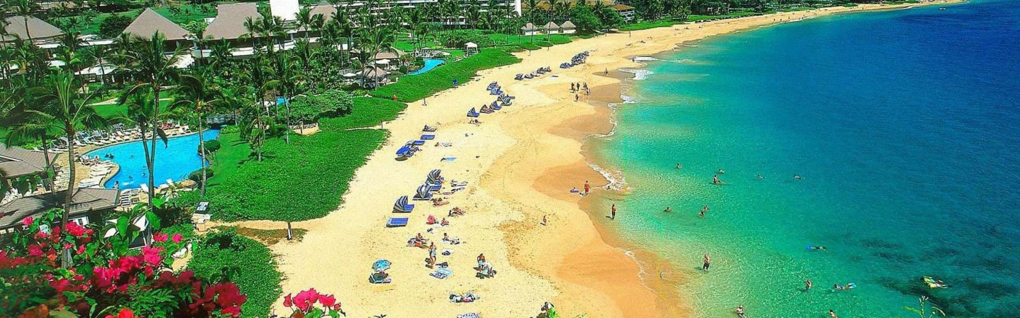 Beautiful Scenery Kaanapali Beach Maui Hawaii Archipelago United States World