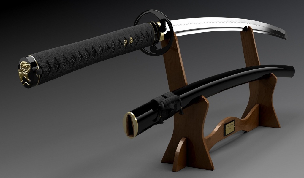 Black Katana Sword