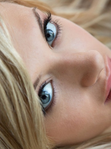 Blonde Face Eyes Facial Features