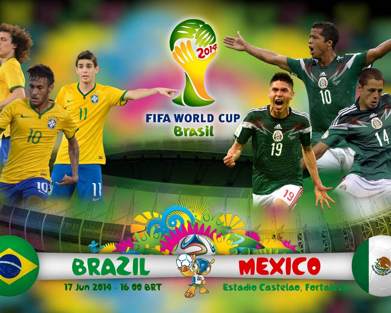 Brazil Vs Mexico 2014 Football Match