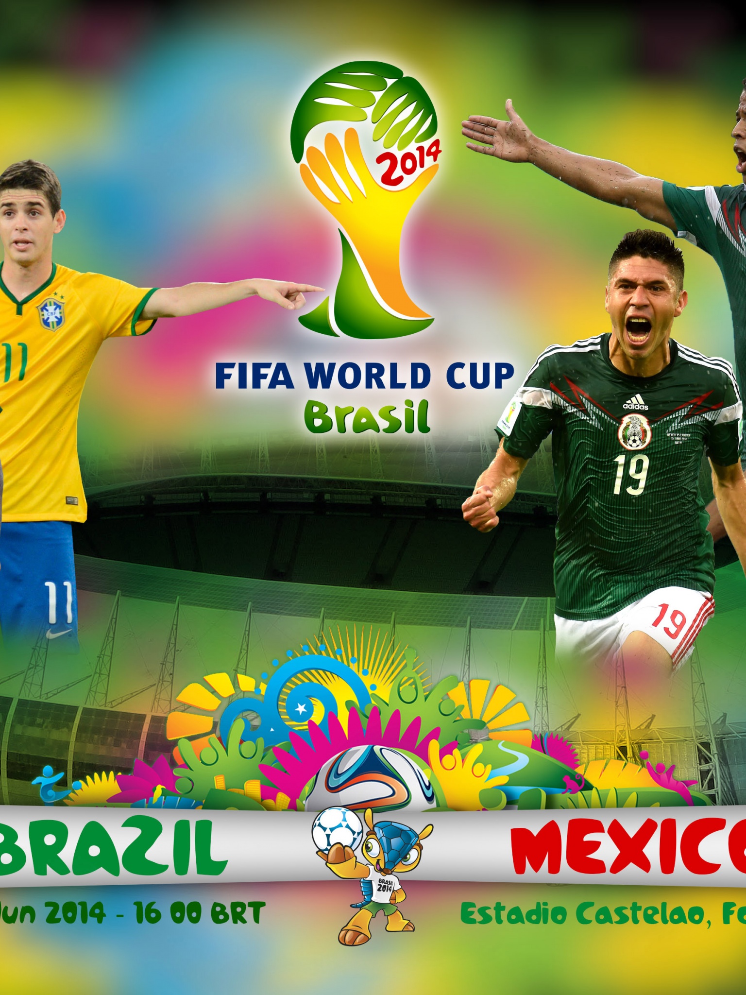 Brazil Vs Mexico 2014 Football Match
