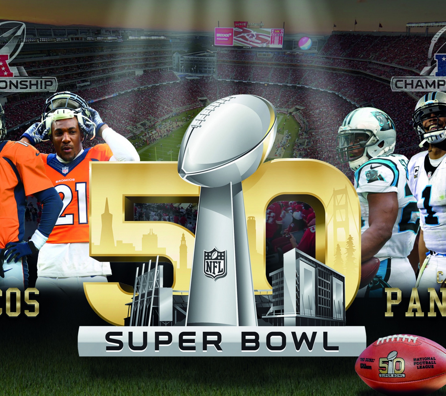 Broncos Vs Panthers Super Bowl 50