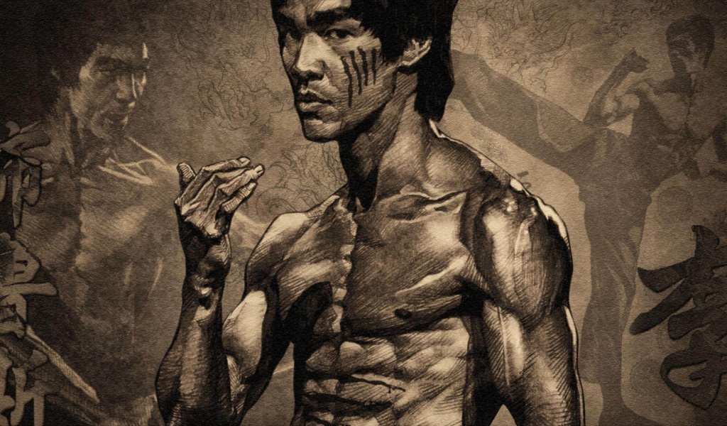 Bruce Lee Actor Male A Torso Muscles