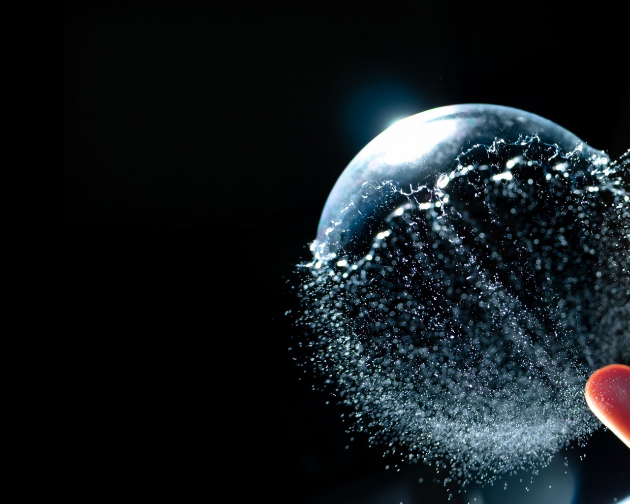 Bubble Ball Water Particles Spray1