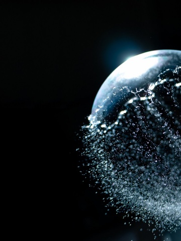 Bubble Ball Water Particles Spray1