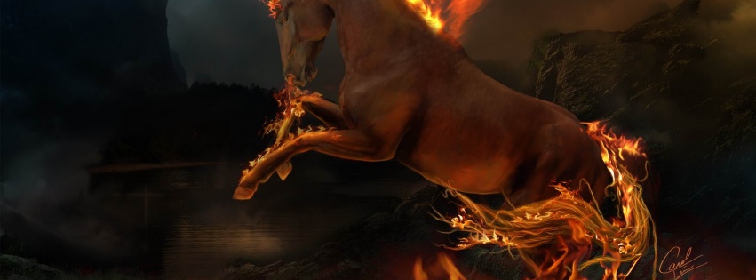 Burning Horse