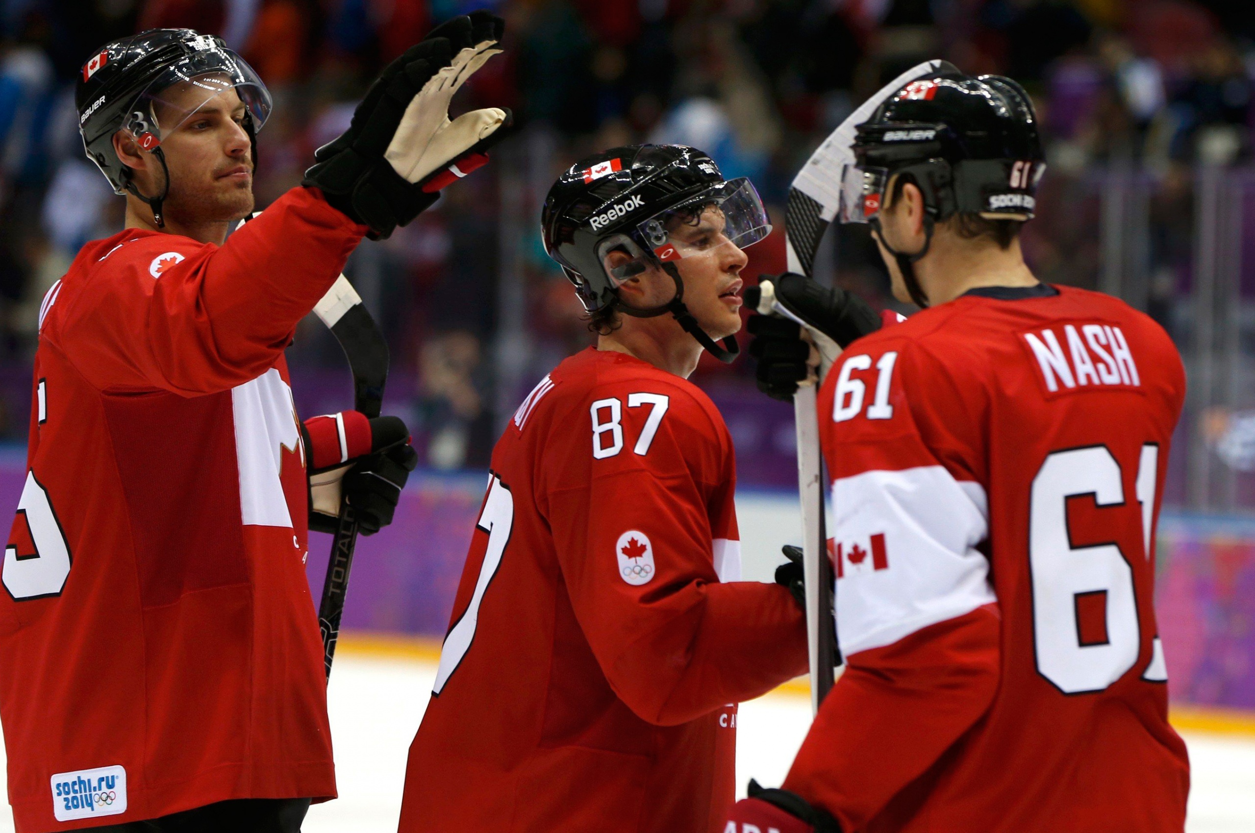Canadian Ice Hockey Players In Sochi