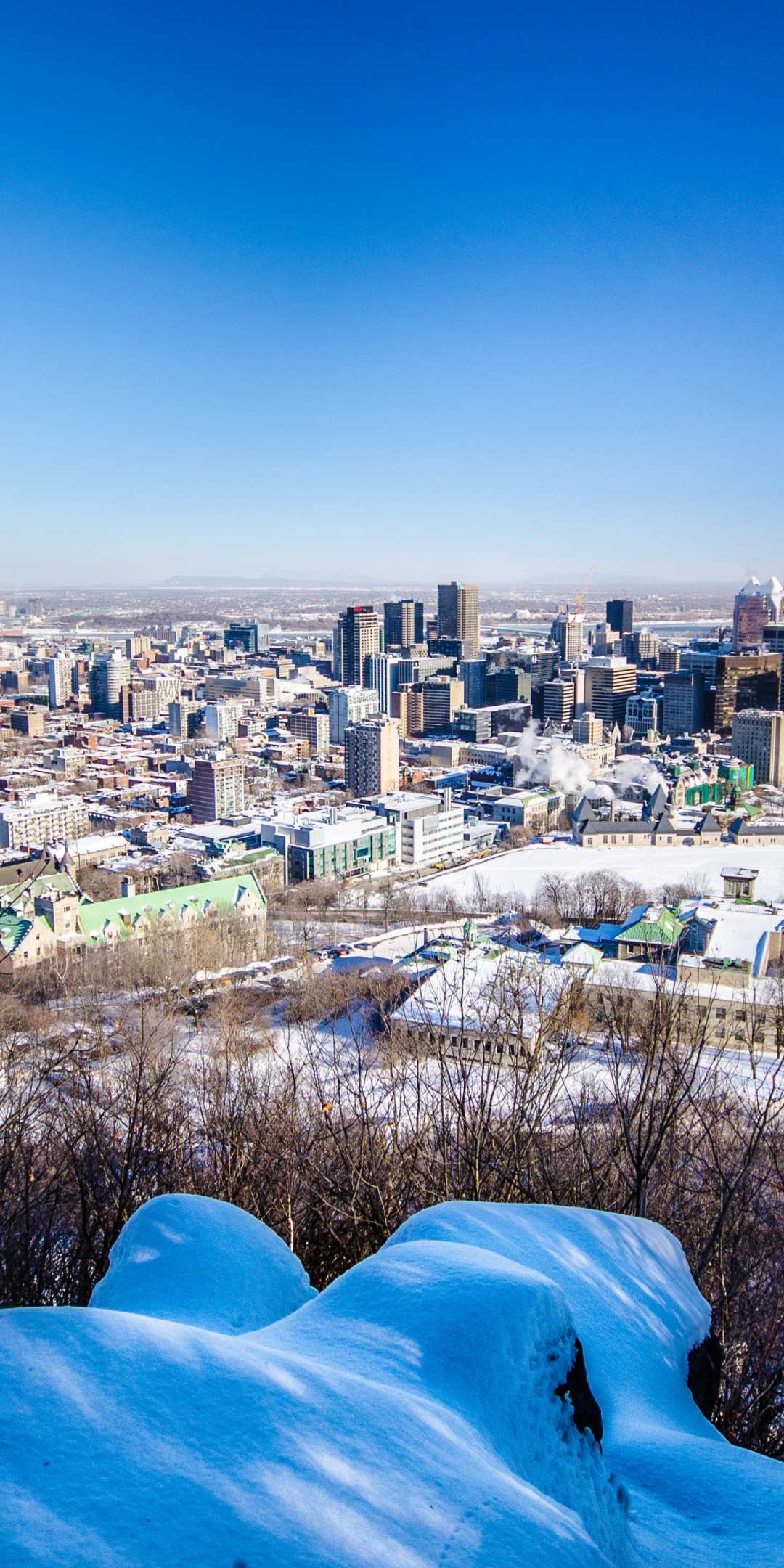 City Of Montreal In Winter