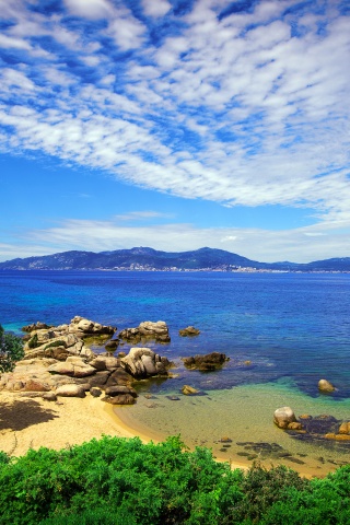 Coast Of Porticcio Corsica - France