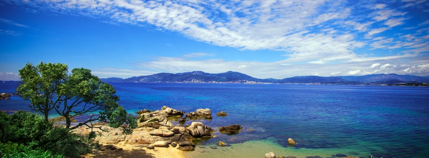 Coast Of Porticcio Corsica - France