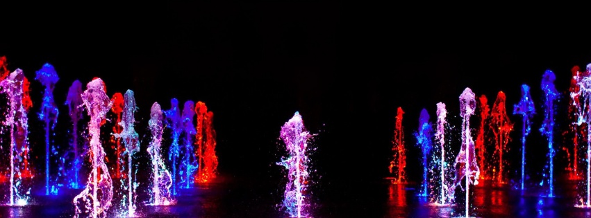 Colorful Water Fountain