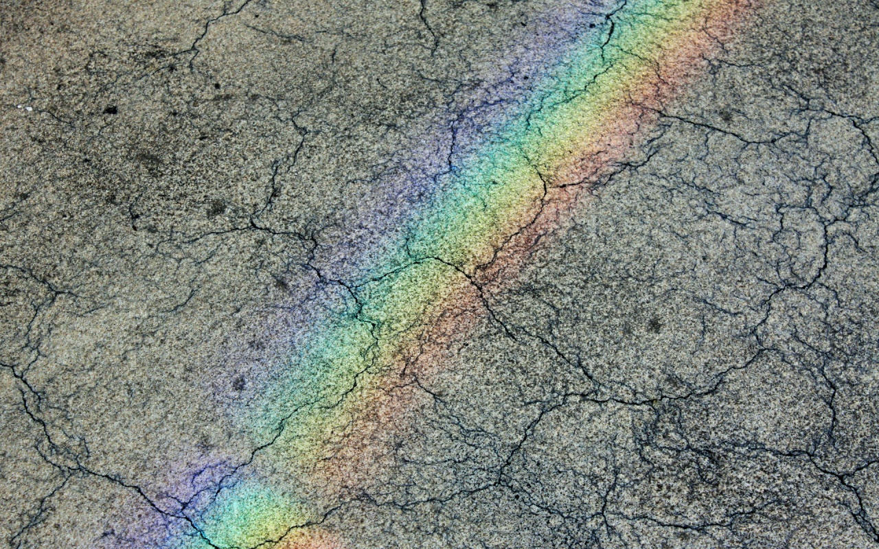 Cracked Pavement Rainbow Street Texture