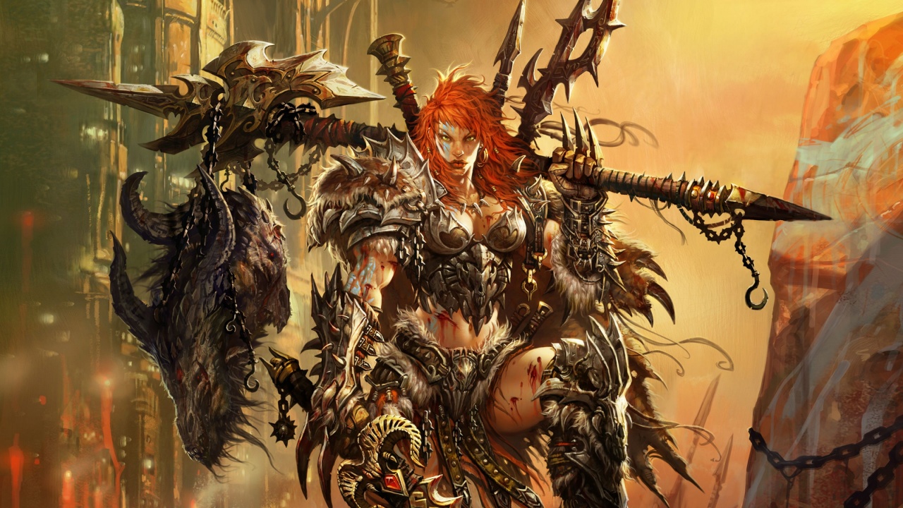 Diablo 3 Female Barbarian