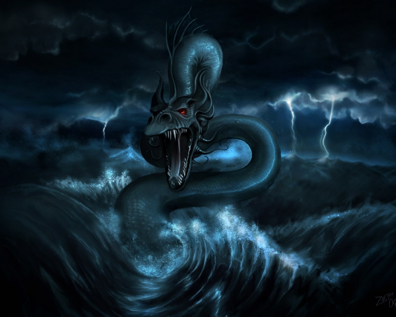 Dragon Monster Water Storm