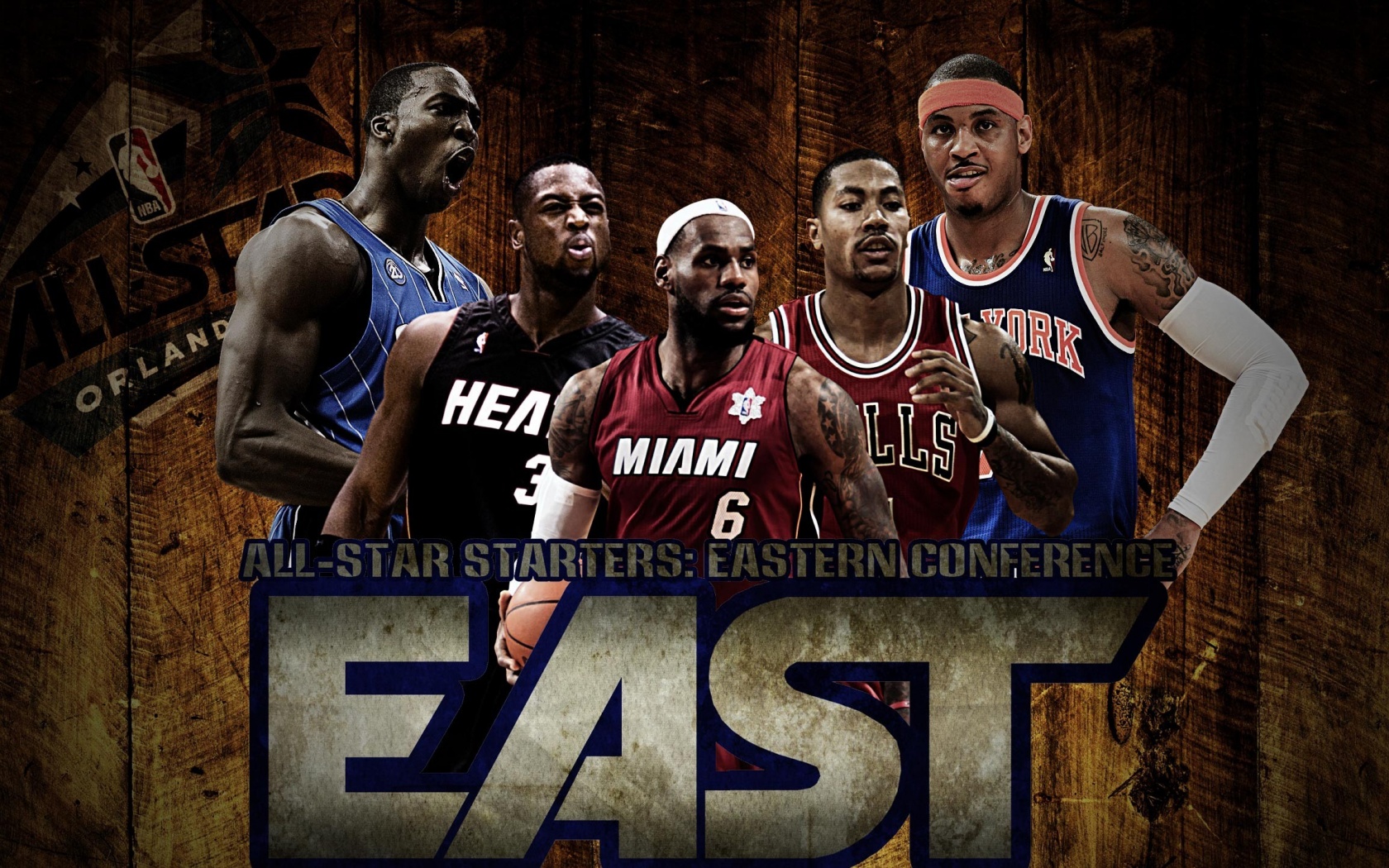Eastern-2012 NBA All-Stars Starters