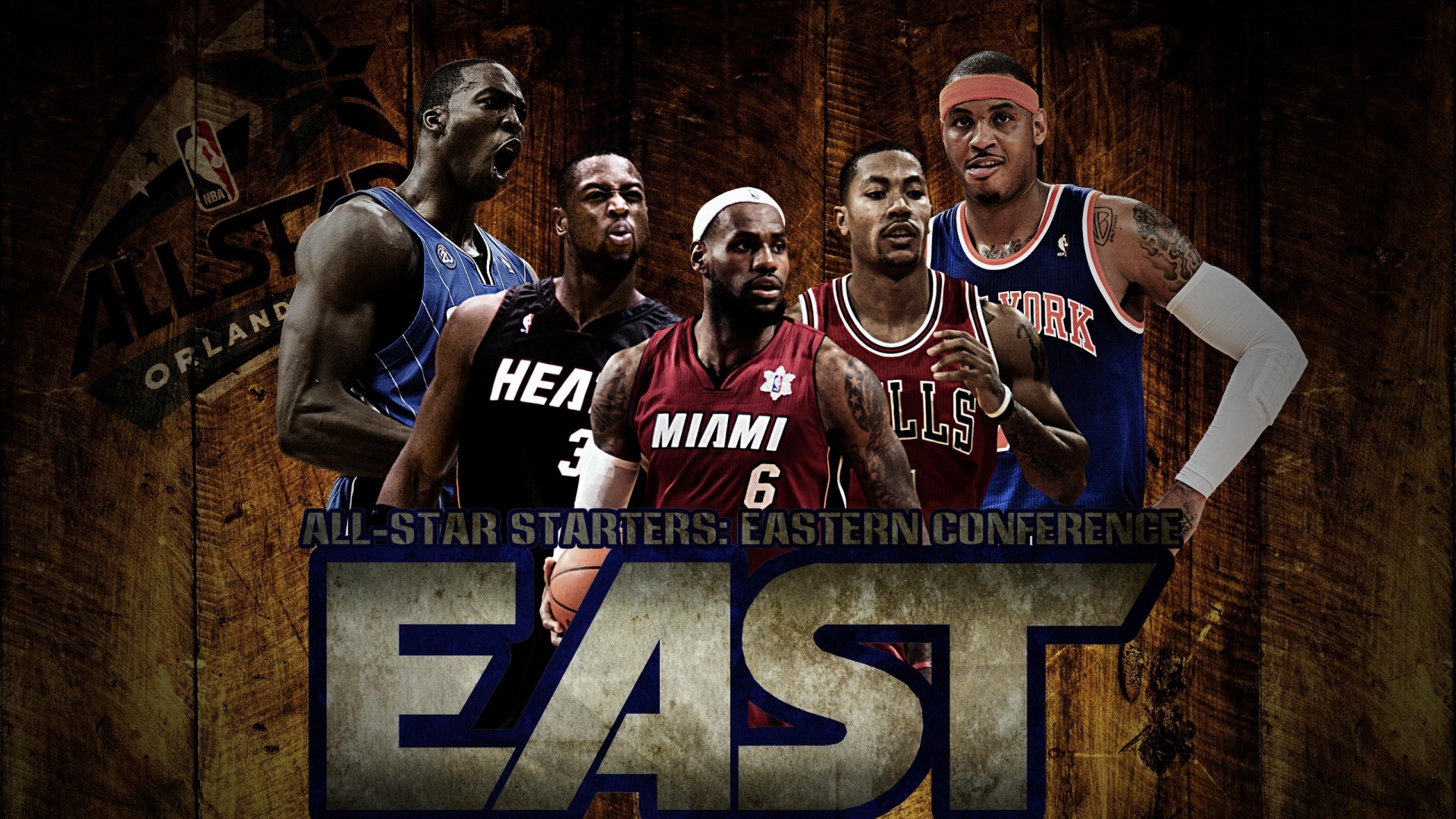 Eastern-2012 NBA All-Stars Starters