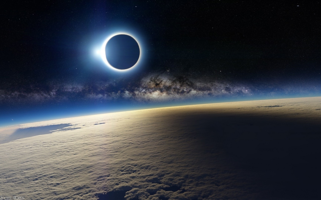 Eclipse From Space
