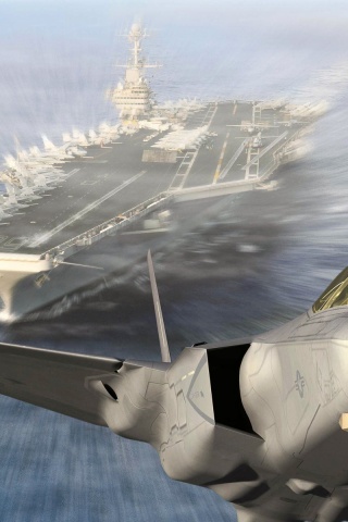 F22 Raptor Planes Aircraft Carriers