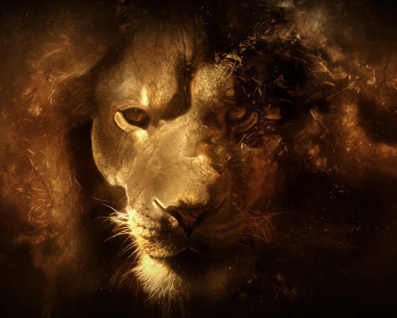 Fantasy Lion Portrait