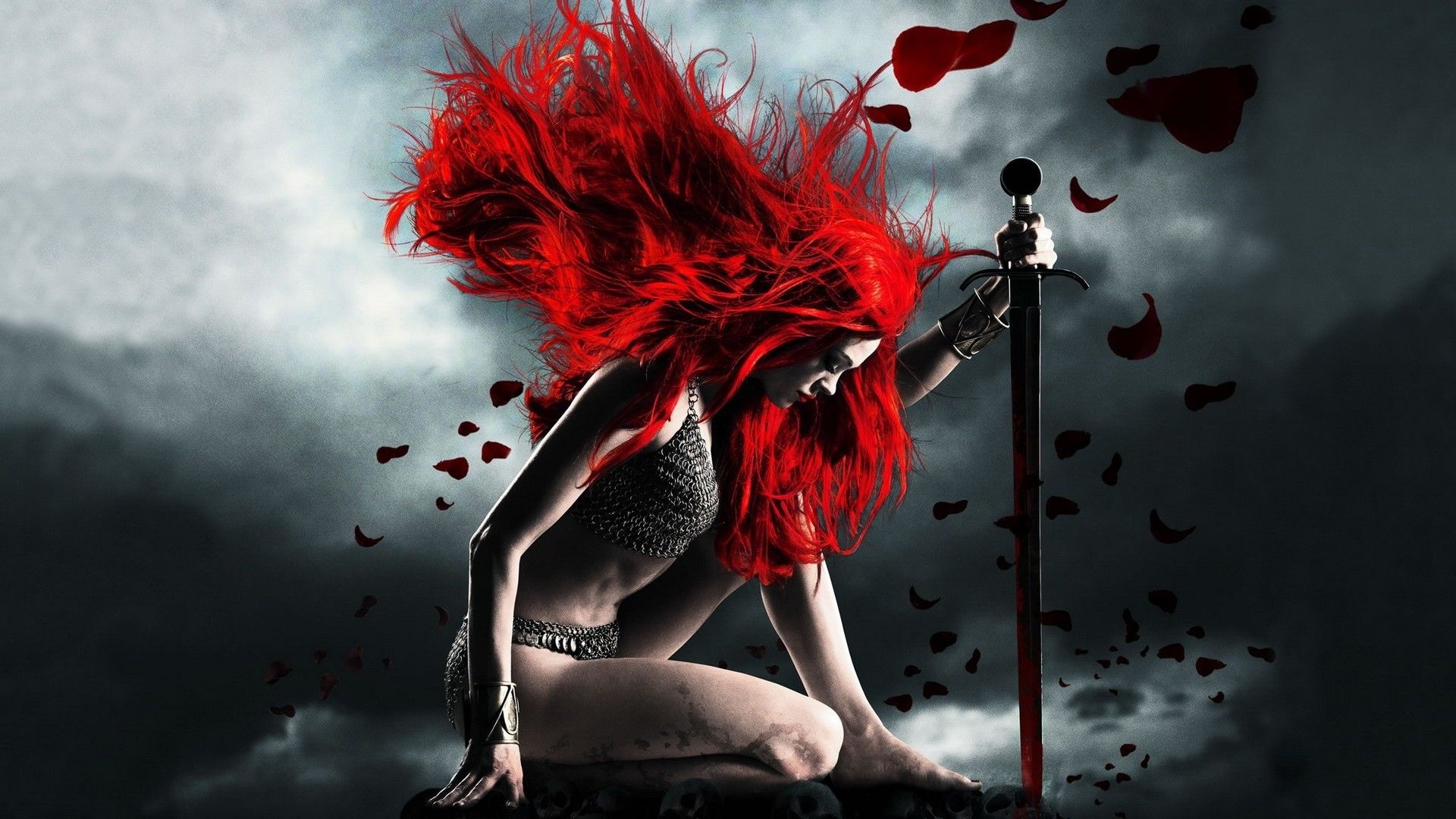 Fantasy Warrior Red Hair