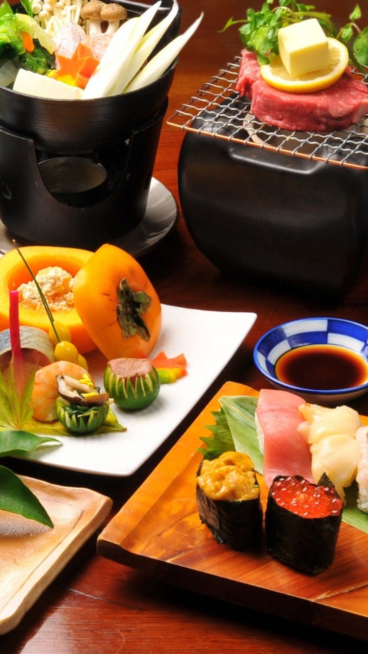Food Japanese Sushi Cantaloupes Sushi Rolls